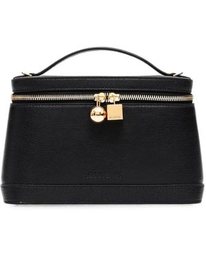 Jacquemus Le Petit Vanity Leather Shoulder Bag - Black