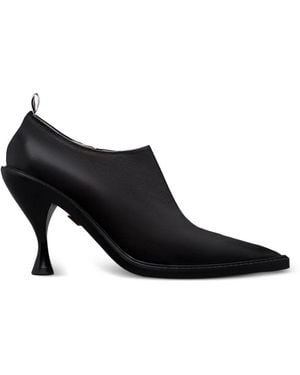 Thom Browne Nappa-Leather Ankle Boots - Black