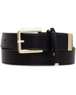ARMANI EXCHANGE Gürtel Mit Logo-Gravur - Schwarz