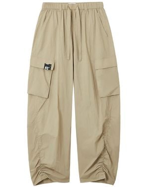Izzue Cargo Drawstring Trousers - White