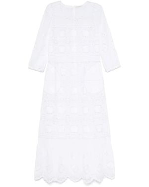 Vita Kin Grace Midi-Jurk - Wit