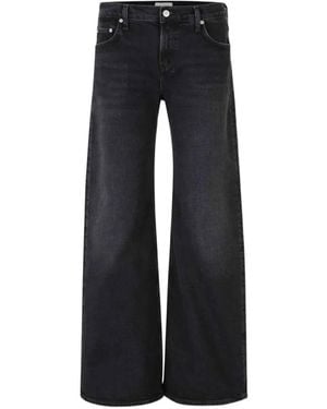 Citizens of Humanity Nora Wide-Leg Jeans - Black