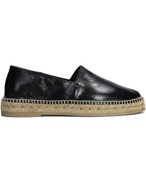 Ami Paris Leren Espadrilles - Zwart