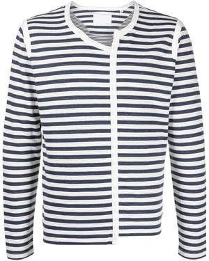 Private Stock Asymmetrisches Langarmshirt Mit Streifen - Blau