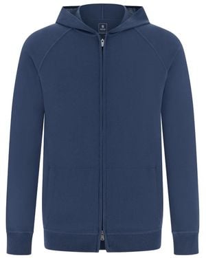 BOGGI Kapuzenpullover Mit Reißverschluss - Blau