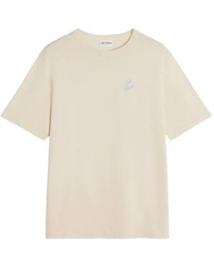 Café Kitsuné Camiseta Con Detalle Del Logo - Blanco