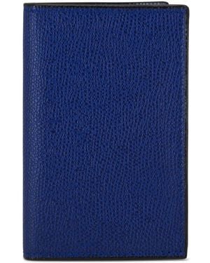 Valextra Klassisches Kartenetui - Blau