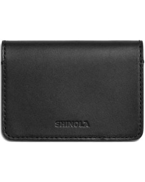 Shinola Leather Cardholder - Black