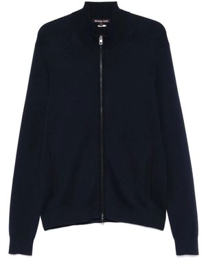 Michael Kors Cardigan Mit Reißverschluss - Blau