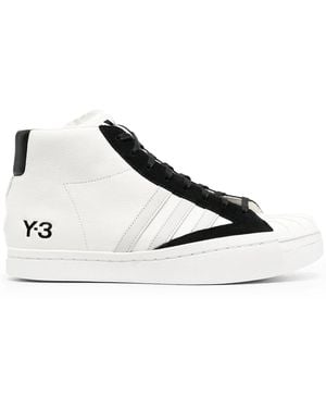 Y-3 Yohji Pro High-Top Sneakers - Natural