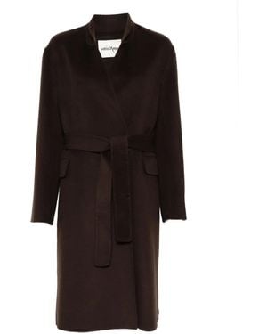 Ottod'Ame Belted Coat - Black