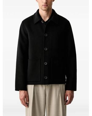 Marc O' Polo Patch-Pocket Button-Up Jacket - Black