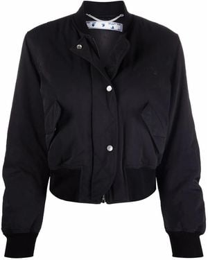 Off-White c/o Virgil Abloh Black Bomber Jacket