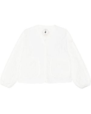 Save The Duck Quilted-Pattern Jacket - White