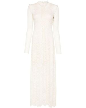 Rabanne Lace Maxi Dress - White