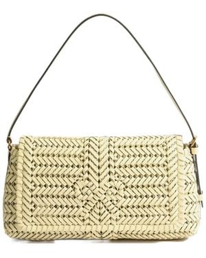 Anya Hindmarch Neeson Woven Leather Shoulder Bag - Metallic