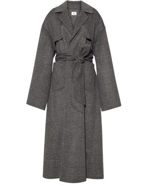 Adam Lippes Arlo Trenchcoat mit Gürtel - Grau