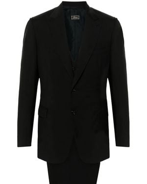 Brioni シングルジャケット - ブラック