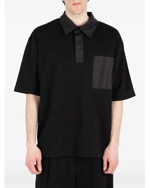 Societe Anonyme Polo 92 Patch-Pocket Cotton Polo Shirt - Black