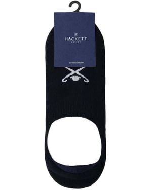Hackett Set Di 2 Paia Di Calzini Con Stampa - Blu