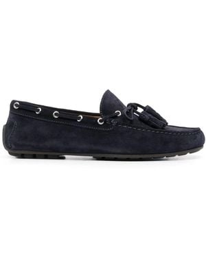 Ralph Lauren Harold Tasselled Suede Loafers - Blue