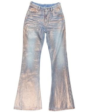 Acne Studios Ausgestellte Hose im Glitter-Look - Grau