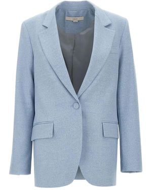 Remain Single-Breasted Blazer - Blue