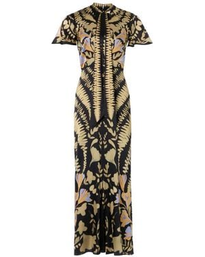 Temperley London Ivy Silk Dress - White