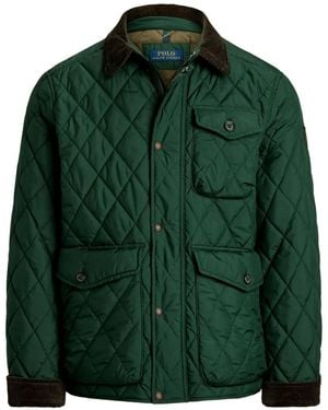 Polo Ralph Lauren The Beaton Quilted Button-Up Jacket - Green