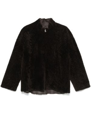 DESA NINETEENSEVENTYTWO Reversible Shearling Jacket - Black