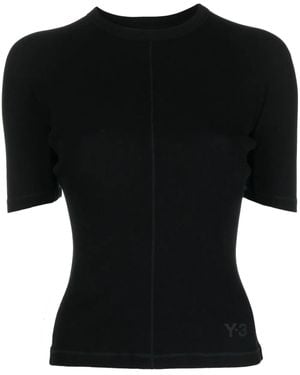 Y-3 Fitted Ss Tee - Black