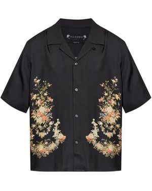 AllSaints Camicia Parsons A Fiori - Blu