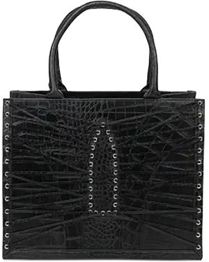 Who Decides War Arch Tote Bag - Black