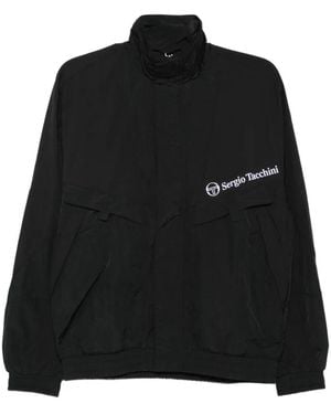 Sergio Tacchini Omar Logo-Print Track Jacket - Black