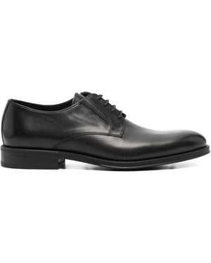 JOHN HARRISON Leather Oxford Shoes - Black