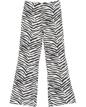 Simon Miller Pia Hose Mit Zebra-Print - Weiß