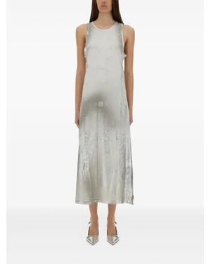 DIESEL Robe-Nuisette À Design Sans Manches - Gris