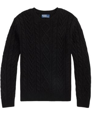 Polo Ralph Lauren Pullover Aus Wollgemisch - Schwarz