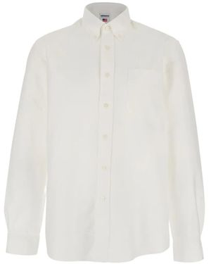 Sebago Camisa Con Bolsillo En El Pecho - Blanco