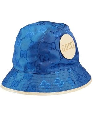 Gucci Off The Grid Gg Supreme Canvas Bucket Hat - Blue