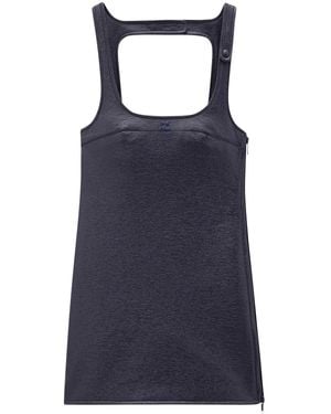 Courreges Re-edition ミニドレス - ブルー
