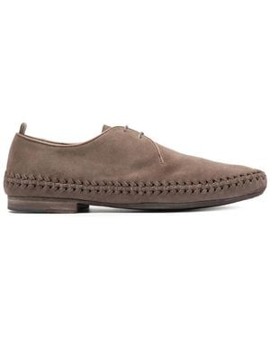 Officine Creative Nazar 005 Suede Derby Shoes - Brown