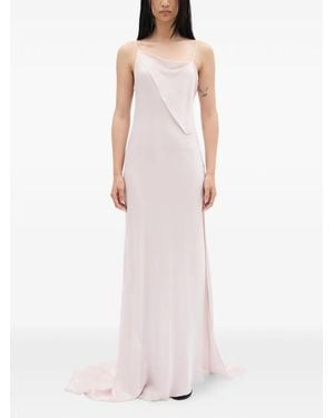 Ann Demeulemeester Aaricia Bias Gown - White