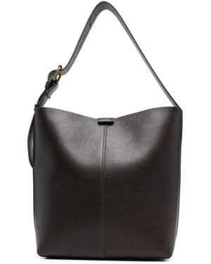 Soeur Große Saudade Schultertasche mit Schnalle - Schwarz