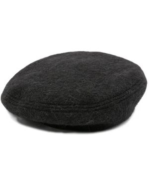 Lemaire Baskenmütze im Oversized-Look - Schwarz