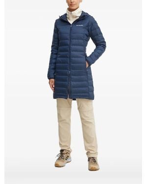 Columbia Hooded Quilted Jacket - Blue
