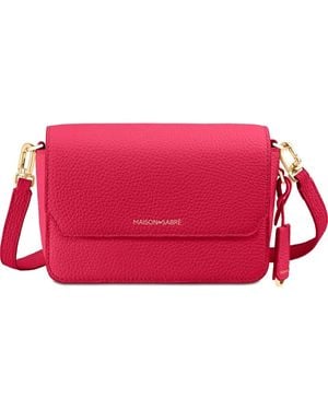 Maison De Sabre Bolso de hombro mini con solapa - Rojo
