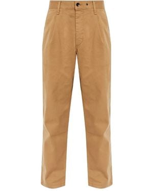Rag & Bone Evan Pleated Chino Trousers - Natural