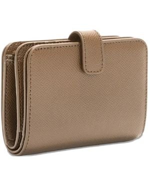 Furla Medium Classic Compact Leather Wallet - Brown