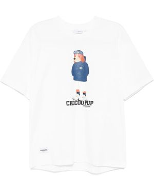 Chocoolate Graphic-Print T-Shirt - White